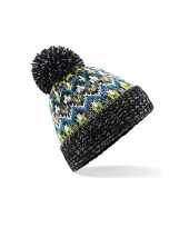 Blizzard winter dames muts dark